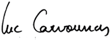 Luc Carvounas logo